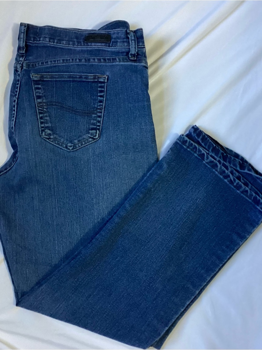 Lee Relaxed Fit At The Waist Ladies Denim Jeans Size 18